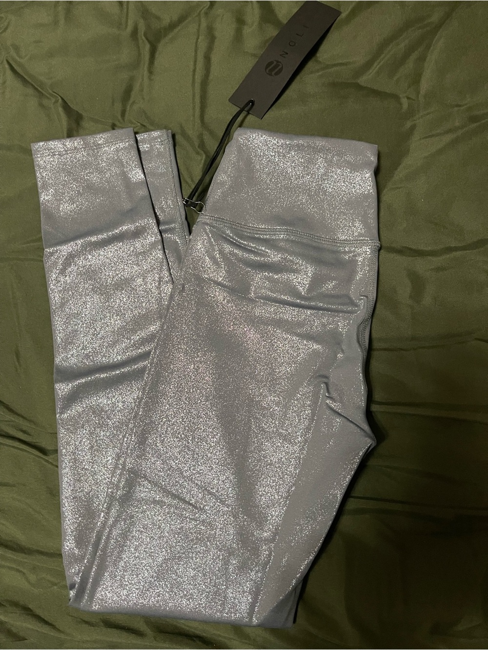 Noli Shimmery Silver/Grey Leggings